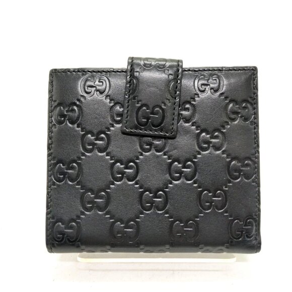 Gucci Wallet Black Leather 200-082425 - Picture 2 of 9